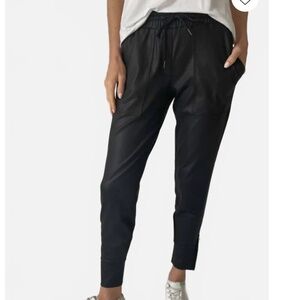 Six Fifty Headliner Coated Zip Ankle Joggers, Sz M